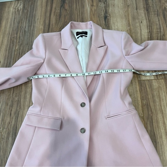 Something Navy Slouchy Power Pink Oversized Blazer - Picture 9 of 11